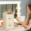 3 Tier Makeup Organizer - Beauty Tray, Cosmetic Storage Rack | Multifunctional Vanity Shelf, Skin Care Holder Tower For Bathroom Counter, Kitchen Sink Space, Girls Bedroom Table, Women's Home Decor view 3
