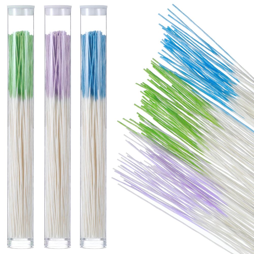 YBEATY 480 Pcs Ear Hole Floss Piercing Cleaner Floss Disposable Earring Hole Nose Ring Cleaning Line Aftercare Tool for Girls Women Men Pierced Ears Care Kit Odor Removal