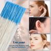 YBEATY 480 Pcs Ear Hole Floss Piercing Cleaner Floss Disposable Earring Hole Nose Ring Cleaning Line Aftercare Tool for Girls Women Men Pierced Ears Care Kit Odor Removal view 3