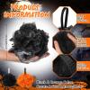 FuWeave 24 Pcs Winter Bath Loofah Sponge Blue Loofah Exfoliating Body Scrubber Shower Sponge 50g Mesh Pouf Balls Gift Set for Baby Shower Women Men Bathing Accessories(Orange,Black) view 2