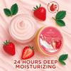 Embleaf Strawberry Body Butter, Shea Body Butter for Women Dry Skin, Natural Strawberry Lotion for Body Care Smell Good-6.8 floz(200ml) view 3