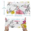 1 Pack Headbands for Women Non Slip Elastic Sports Hair Bands for Women, Soft Cloth Headband for Workout Yoga Fashion Hair Accessories,Aesthetic Art Flower view 3