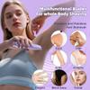 2 in 1 Women's Electric Shaver, Dual Head Bikini Hair Trimmer, IPX6 Waterproof, Wet & Dry, Bikini Underarm Leg Arm Body Facial Epilator, (Purple) view 2