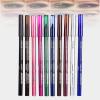 10PCS Pearl Eyeshadow Stick Set  Shimmer & Matte Cream Eyeshadow Pencils, Metallic Brown Glitter Eyeliner Crayons for Women, Professional Eye Makeup Kit for Halloween & Daily Use view 1