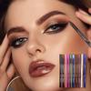 10PCS Pearl Eyeshadow Stick Set  Shimmer & Matte Cream Eyeshadow Pencils, Metallic Brown Glitter Eyeliner Crayons for Women, Professional Eye Makeup Kit for Halloween & Daily Use view 2