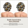 Silk Bonnet for Sleeping Women Men, Yellow Truck Retro Print Soft Adjustable Elastic Satin Bonnet for Sleeping, Comfy Similar Silk Curly Hair for Sleep view 4