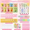 90PCS Spa Party Supplies for Girls,Daughter Spa Gift Sets Favors Include Face Masks,Lip Balm,Lip Mask,Eye Patches,Skin Care For Teens,Spa Birthday Sleepover Party Supplies for Teens Girls view 3