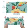 1 Pack Aesthetic Colored Flowers Elastic Soft Fabric Non-Slip Women's Fashion Headbands - Soft, Wide, and Stylish for All Occasions view 3