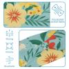 1 Pack Aesthetic Colored Flowers Elastic Soft Fabric Non-Slip Women's Fashion Headbands - Soft, Wide, and Stylish for All Occasions view 4