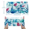 1 Pack Colorful Art Leaves Elastic Soft Fabric Non-Slip Women's Fashion Headbands - Soft, Wide, and Stylish for All Occasions view 3