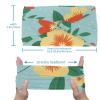 1 Pack Aesthetic Art Flower Elastic Soft Fabric Non-Slip Women's Fashion Headbands - Soft, Wide, and Stylish for All Occasions view 3
