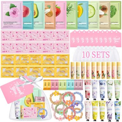 90Pcs Spa Skincare Set for Kids & Women, Skin Care Spa Kit for Girls Ages 8-12, Favors Include Face Mask,Lip Balm,Under Eye Patches,Lip Mask,Birthday Sleepover Party Supplies for Girls, Bulk Gifts
