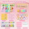 90Pcs Spa Skincare Set for Kids & Women, Skin Care Spa Kit for Girls Ages 8-12, Favors Include Face Mask,Lip Balm,Under Eye Patches,Lip Mask,Birthday Sleepover Party Supplies for Girls, Bulk Gifts view 2
