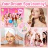 90Pcs Spa Skincare Set for Kids & Women, Skin Care Spa Kit for Girls Ages 8-12, Favors Include Face Mask,Lip Balm,Under Eye Patches,Lip Mask,Birthday Sleepover Party Supplies for Girls, Bulk Gifts view 4
