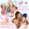 100PCS Spa Party Supplies for Girls 10-12, Bachelorette Spa Party Favors Gifts for Teens Girls 8-12, Face Masks Skincare,Hand Cream,Lip Balm,Eye Patches,Lip Mask, Spa Birthday Sleepover Party Supplies view 4