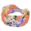 1 Pack Aesthetic Art Flower Elastic Soft Fabric Non-Slip Women's Fashion Headbands - Soft, Wide, and Stylish for All Occasions view 1