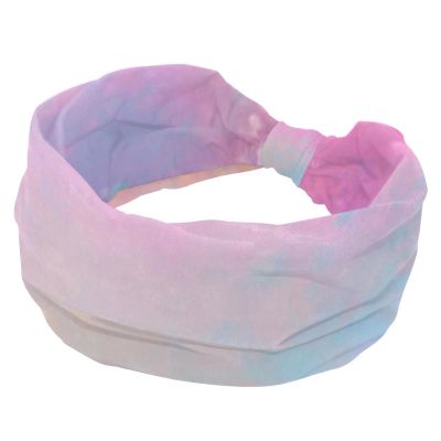 1 Pack Headbands for Women Non Slip Elastic Sports Hair Bands for Women, Soft Cloth Headband for Workout Yoga Fashion Hair Accessories,Tie Dyeing Art