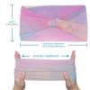 1 Pack Headbands for Women Non Slip Elastic Sports Hair Bands for Women, Soft Cloth Headband for Workout Yoga Fashion Hair Accessories,Tie Dyeing Art view 3