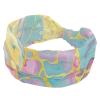 1 Pack Wide Headbands For Women Elastic Headband Tie Dyeing Art Head Bands Women's Hair Band Turban Workout Soft Sweat Hairband Accessories view 1