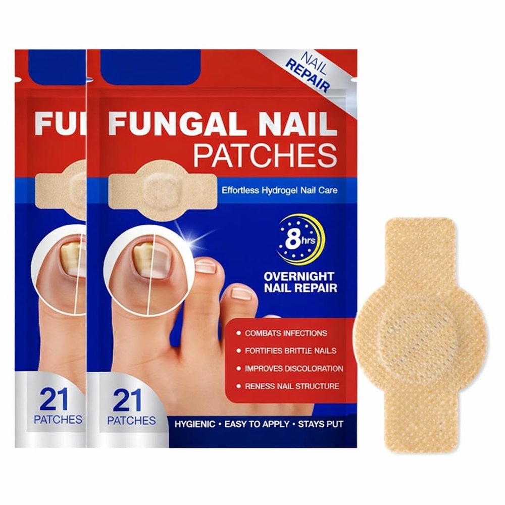 Jynivo Fungal Nail Patches, Nail patches for toenails, Overnight Toe Nails Treatments for Damaged Foot Nails Repair and Care, Safe for Sensitive Skin, Easy to Apply (2)