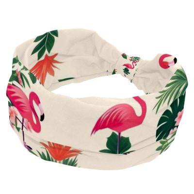 1 Pack Headbands for Women Non Slip Elastic Sports Hair Bands for Women, Soft Cloth Headband for Workout Yoga Fashion Hair Accessories,Colorful Art Leaves