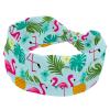 1 Pack Colorful Art Leaves Elastic Soft Fabric Non-Slip Women's Fashion Headbands - Soft, Wide, and Stylish for All Occasions view 1