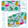 1 Pack Colorful Art Leaves Elastic Soft Fabric Non-Slip Women's Fashion Headbands - Soft, Wide, and Stylish for All Occasions view 4