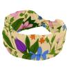 1 Pack Aesthetic Art Flower Elastic Soft Fabric Non-Slip Women's Fashion Headbands - Soft, Wide, and Stylish for All Occasions view 1