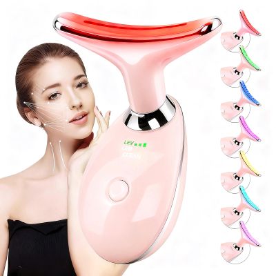 7 Colors Womens Skin Rejuvenation Lifting Facial Massager Tool for Toning,Glow Boost
