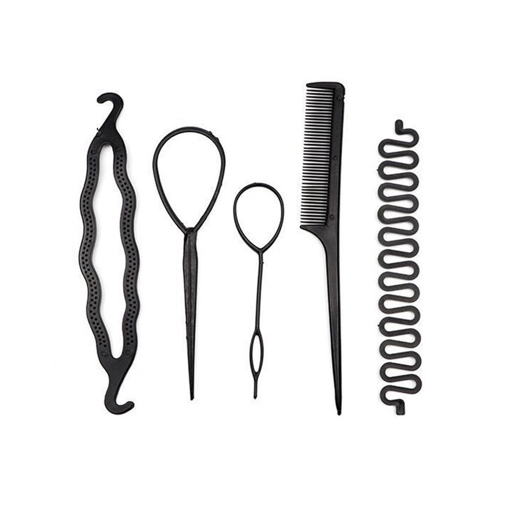 DIY Hair Styling Tools Set - Braiding Accessories for Women - Hairpin, Twist Bun, Barrettes Clips