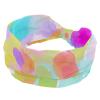 1 Pack Headbands for Women Non Slip Elastic Sports Hair Bands for Women, Soft Cloth Headband for Workout Yoga Fashion Hair Accessories,Tie Dyeing Art view 1