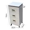 LumaGrove Beauty Salon Storage Cabinet,Salon Equipment for Hair Stylist,Beauty Hair Trolley,Salon Organizers and Storage(White-b) view 3