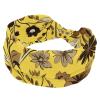 1 Pack Leaf Art Elastic Soft Fabric Non-Slip Women's Fashion Headbands - Soft, Wide, and Stylish for All Occasions view 1