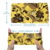 1 Pack Leaf Art Elastic Soft Fabric Non-Slip Women's Fashion Headbands - Soft, Wide, and Stylish for All Occasions view 3