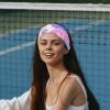 1 Pack Tie Dyeing Art Elastic Soft Fabric Non-Slip Women's Fashion Headbands - Soft, Wide, and Stylish for All Occasions view 2
