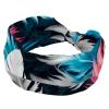 1 Pack Colorful Art Leaves Elastic Soft Fabric Non-Slip Women's Fashion Headbands - Soft, Wide, and Stylish for All Occasions view 1