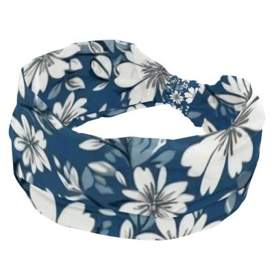 1 Pack Headbands for Women Non Slip Elastic Sports Hair Bands for Women, Soft Cloth Headband for Workout Yoga Fashion Hair Accessories,Aesthetic Art Flower