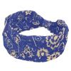 1 Pack Headbands for Women Non Slip Elastic Sports Hair Bands for Women, Soft Cloth Headband for Workout Yoga Fashion Hair Accessories,Art Flower view 1