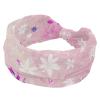 1 Pack Wide Headbands For Women Elastic Headband Aesthetic Art Flower Head Bands Women's Hair Band Turban Workout Soft Sweat Hairband Accessories view 1