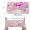 1 Pack Wide Headbands For Women Elastic Headband Aesthetic Art Flower Head Bands Women's Hair Band Turban Workout Soft Sweat Hairband Accessories view 3
