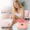 KeShi Waxing Kit for Women and Men, Digital Wax Warmer with 6 Bags Hard Wax Beads, at-Home Hair Removal Wax Kit for Full Body, Face, Eyebrow, Bikini, Legs, Brazilian & Sensitive Skin(Blush Dream) view 2