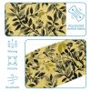 1 Pack Colorful Art Leaves Elastic Soft Fabric Non-Slip Women's Fashion Headbands - Soft, Wide, and Stylish for All Occasions view 4