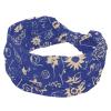 1 Pack Art Flower Elastic Soft Fabric Non-Slip Women's Fashion Headbands - Soft, Wide, and Stylish for All Occasions view 1