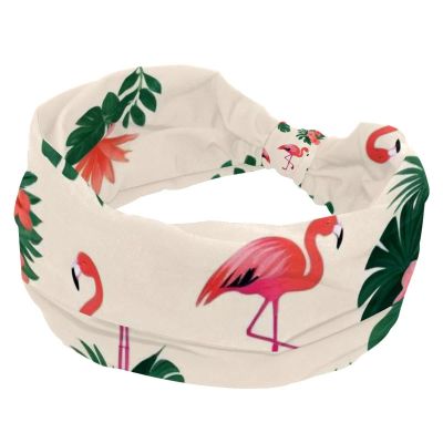1 Pack Wide Headbands For Women Elastic Headband Colorful Art Leaves Head Bands Women's Hair Band Turban Workout Soft Sweat Hairband Accessories