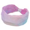 1 Pack Wide Headbands For Women Elastic Headband Tie Dyeing Art Head Bands Women's Hair Band Turban Workout Soft Sweat Hairband Accessories view 1