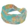 1 Pack Tie Dyeing Art Elastic Soft Fabric Non-Slip Women's Fashion Headbands - Soft, Wide, and Stylish for All Occasions view 1