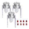 3Pcs 12.1mm Silicone DIY Lipstick Mold Lip Balm Maker Kit Empty Filling Tube Balm Maker for Making Lipstick view 1