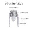 3Pcs 12.1mm Silicone DIY Lipstick Mold Lip Balm Maker Kit Empty Filling Tube Balm Maker for Making Lipstick view 2