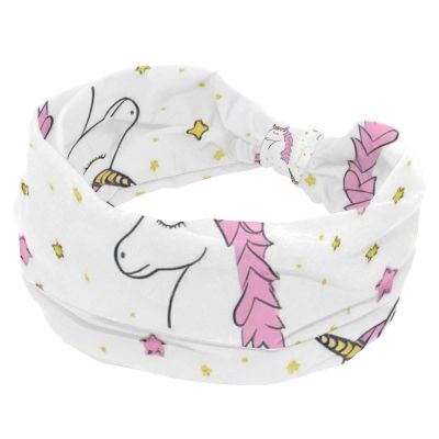 1 Pack Wide Headbands For Women Elastic Headband Colored Unicorn Head Bands Women's Hair Band Turban Workout Soft Sweat Hairband Accessories