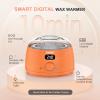 KeShi Waxing Kit for Women and Men, Digital Wax Warmer with 6 Bags Hard Wax Beads, at-Home Hair Removal Wax Kit for Full Body, Face, Eyebrow, Bikini, Legs, Brazilian & Sensitive Skin(Vital Orange) view 4